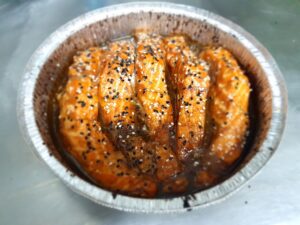 4 pcs Salmon Teriyaki