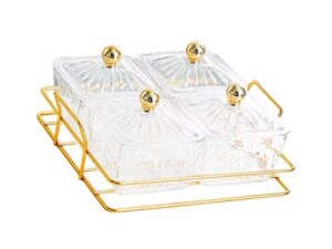 Glass dish with 4 fillings of your choice