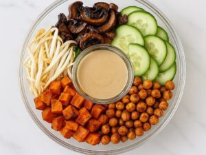 Mushroom Asian inspired salad (large serves 10) )