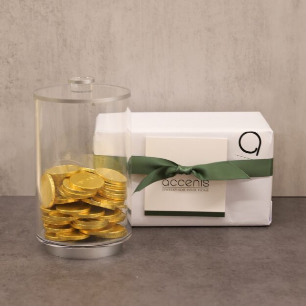 Chanukah Package- Cookie Jar & Chocolate Coins