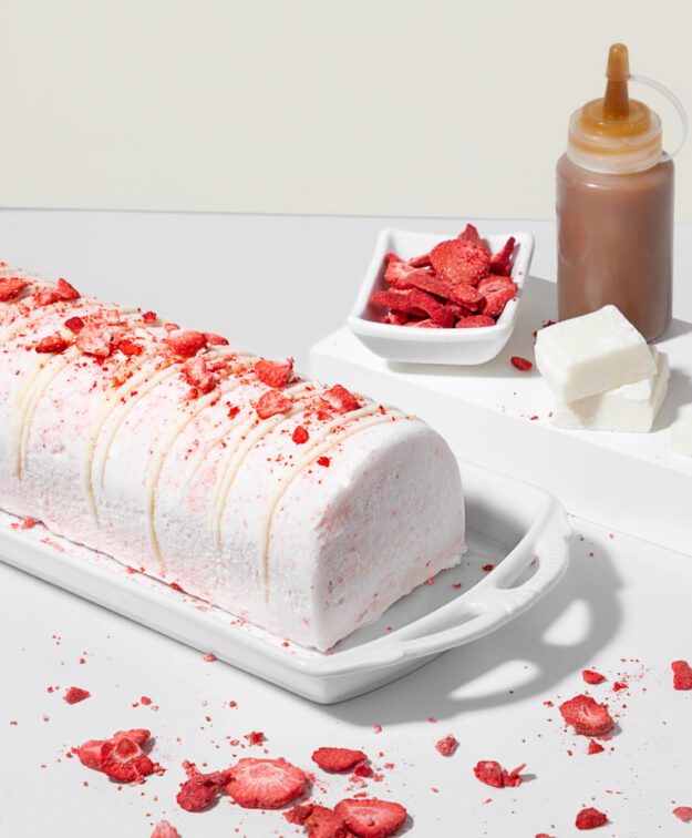 Strawberry Dessert Log