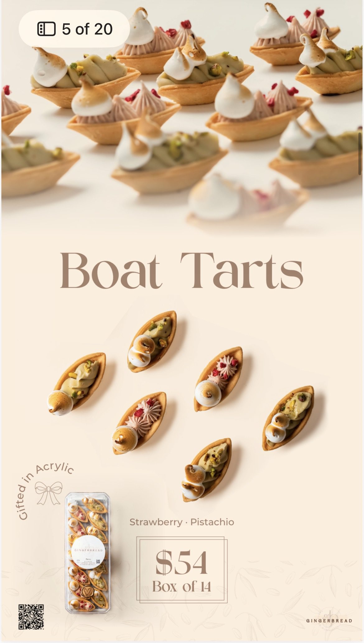 Strawberry and Pistachio Tarts