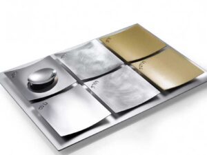 Pesach Gift | Dune Seder Plate – Mixed metals